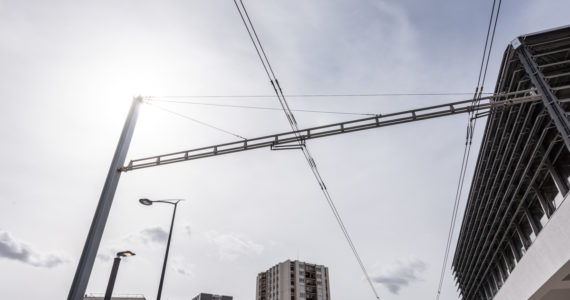 Chantier T1 à Asnieres le 18 Mars 2019. Photo © Cyril Badet pour l'agence SENNSE CD92.