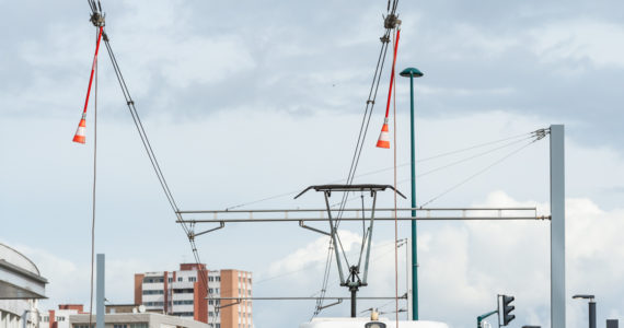 Chantier T1 à Asnieres le 18 Mars 2019. Photo © Cyril Badet pour l'agence SENNSE CD92.