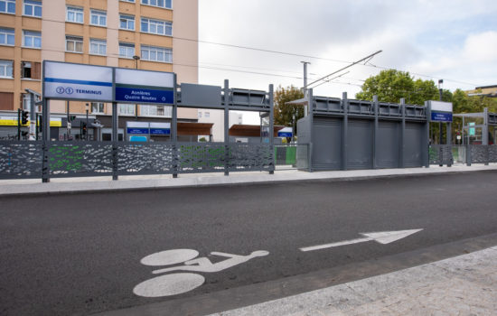 Chantier T1 à Asnieres le 30 septembre 2019. Photo © Cyril Badet pour l'agence SENNSE CD92.